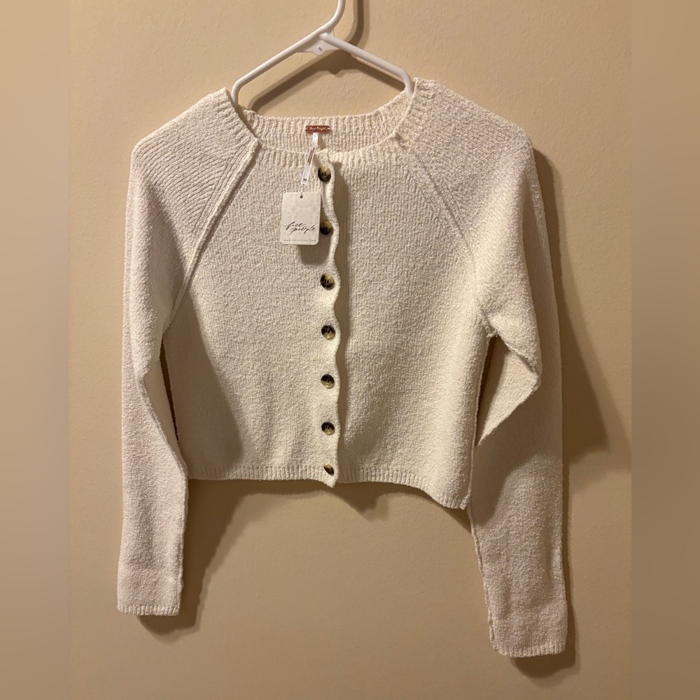 Free People Cropped Cardigan Sz XS